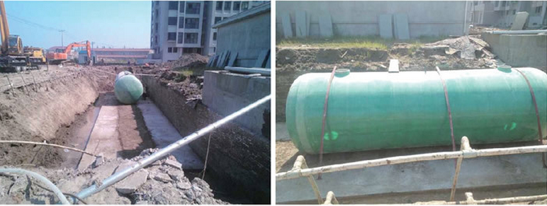 地埋式雨水回收利用設備系統工藝流程配圖